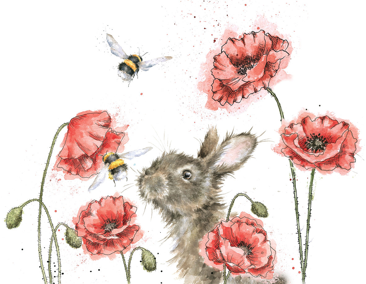 Hase Duftsachet Hannah Dale Edition 12x12cm Wrendale Designs