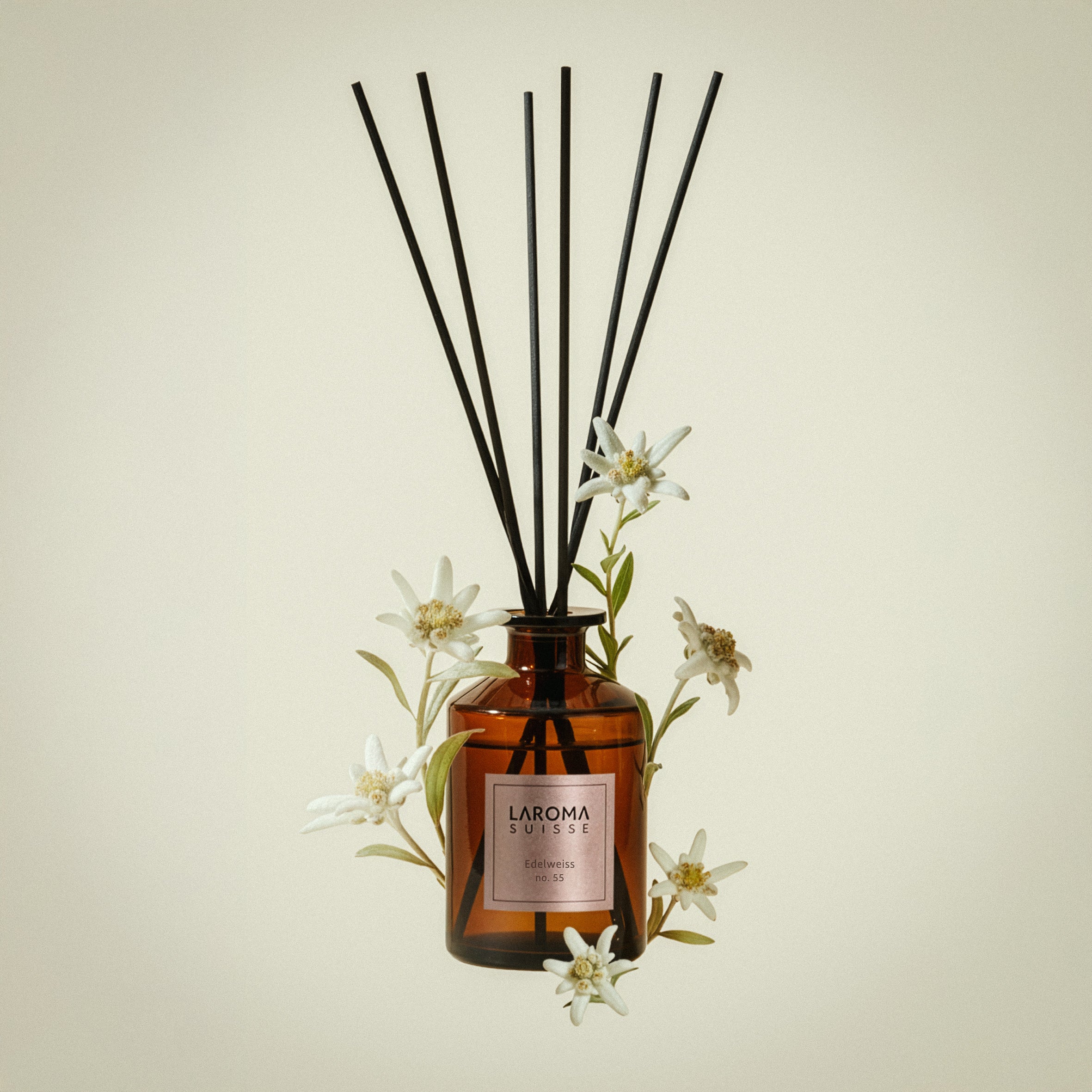 Edelweiss Raumduft 200ml Barrique Roségold Reed Diffuser